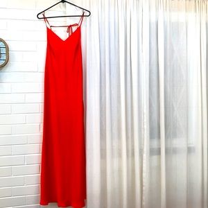 BCBGmaxazria satin gown!